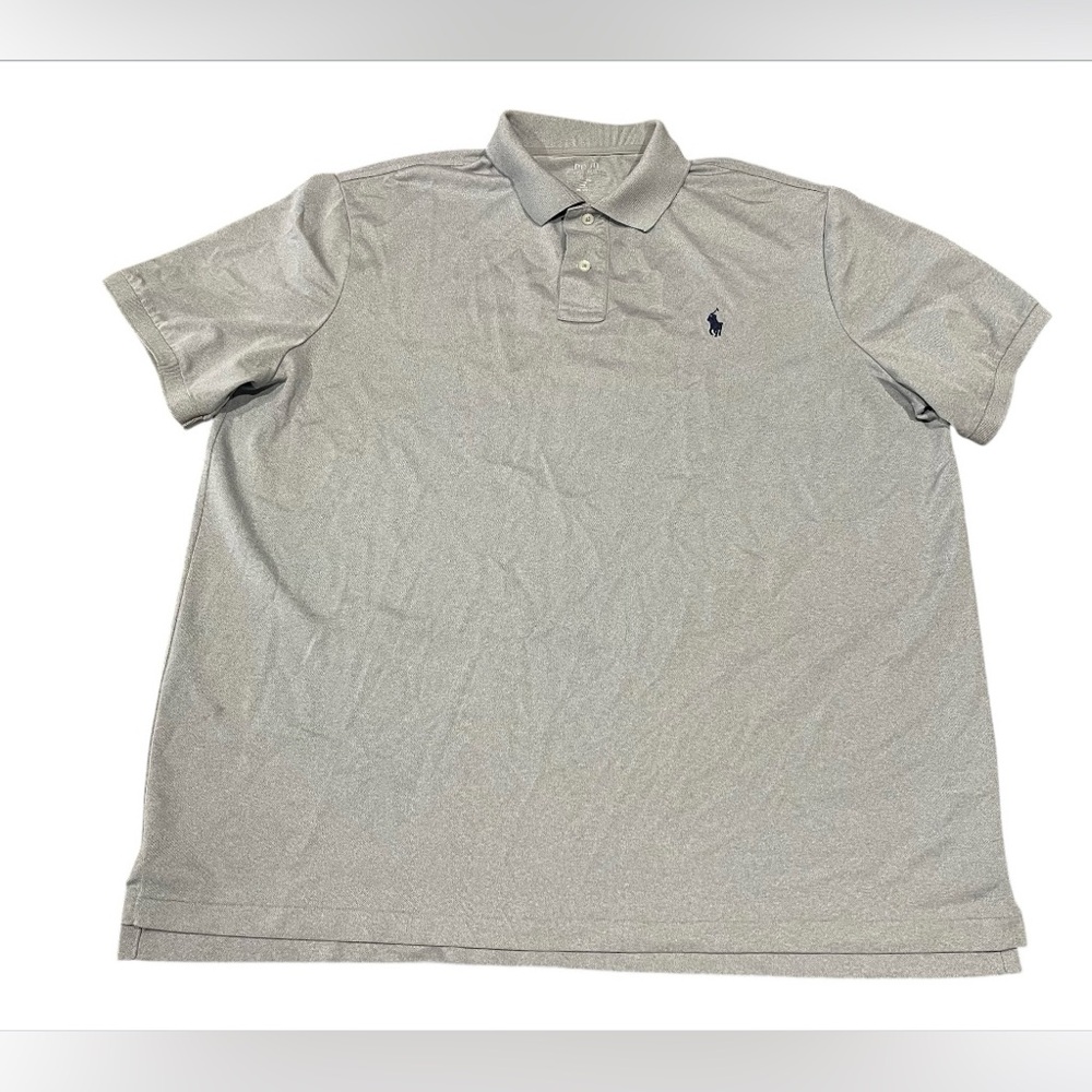 Polo Ralph Lauren Performance Jersey Polo Shirt Men’s Size XL Grey